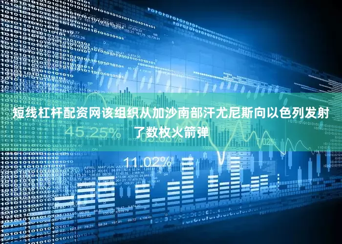 短线杠杆配资网该组织从加沙南部汗尤尼斯向以色列发射了数枚火箭弹