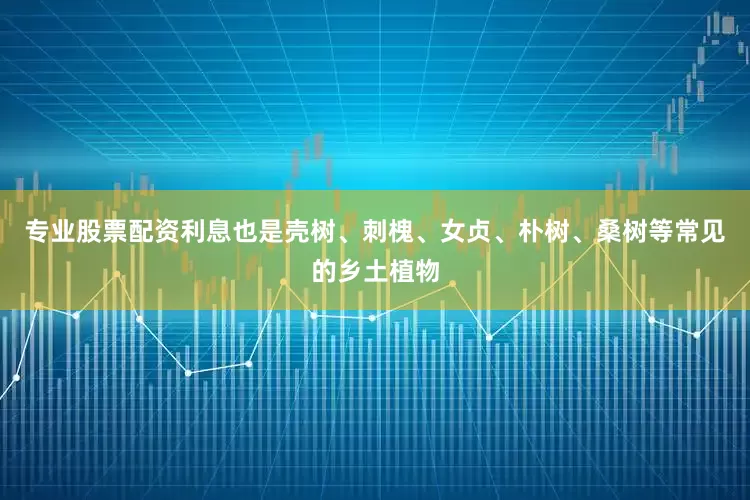 专业股票配资利息也是壳树、刺槐、女贞、朴树、桑树等常见的乡土植物